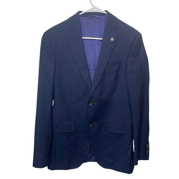 TED BAKER London Endurance Trevi Blazer Sports  Jacket Wool Men’s Sz 36R - Picture 2 of 9